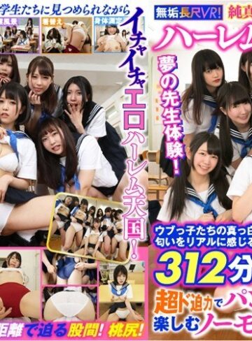 熊野あゆ・牧野れいな・新垣智江❤【VR】 【無垢長尺VR！】純真無垢な制服美少女9人とハーレム学園生活 ウブっ子たちの真っ白なパンティの匂いをリアルに感じる312分 超ド迫力でパンティを楽しむノーモザイクVR｜美少女 評価3.19